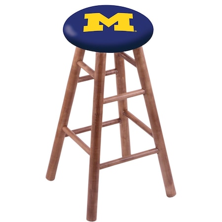 Holland Bar Stool Co Maple Counter Stool, Medium Finish, Michigan Seat RC24MSMed